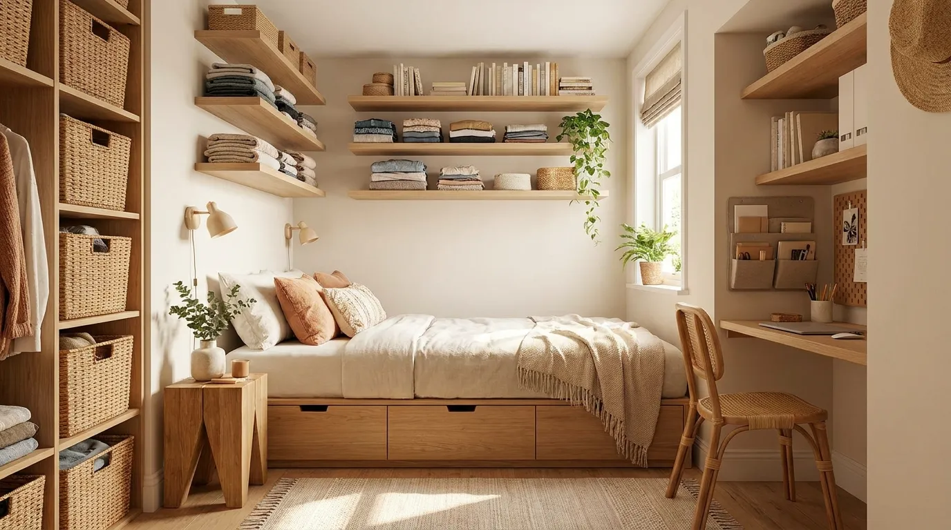 Small Bedroom Storage Ideas Designers Swear By