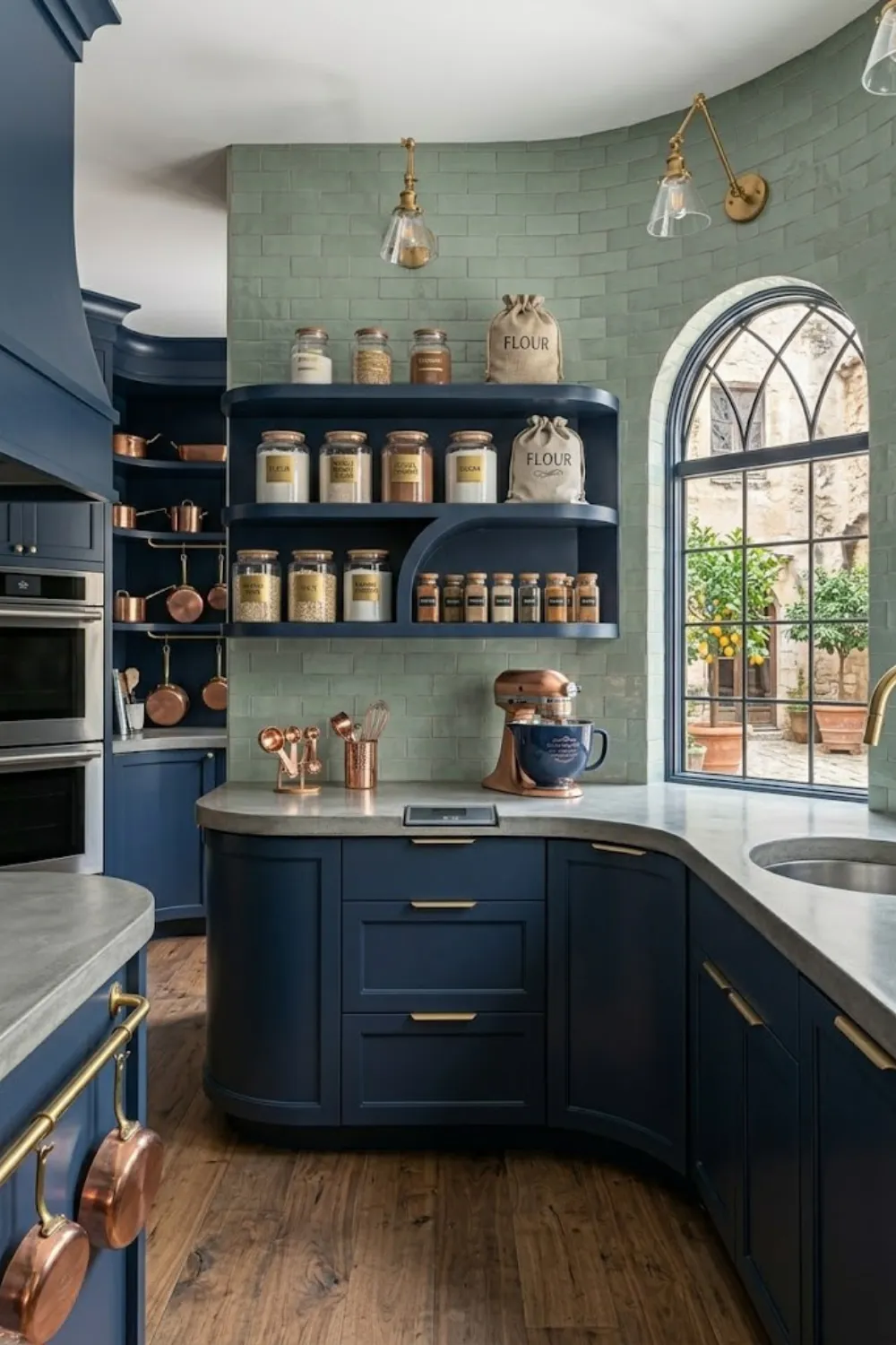 Beautifully organized small pantry featuring clear storage containers, woven baskets, pull-out drawers, labeled shelves, and smart space-saving solutions for a tiny kitchen.